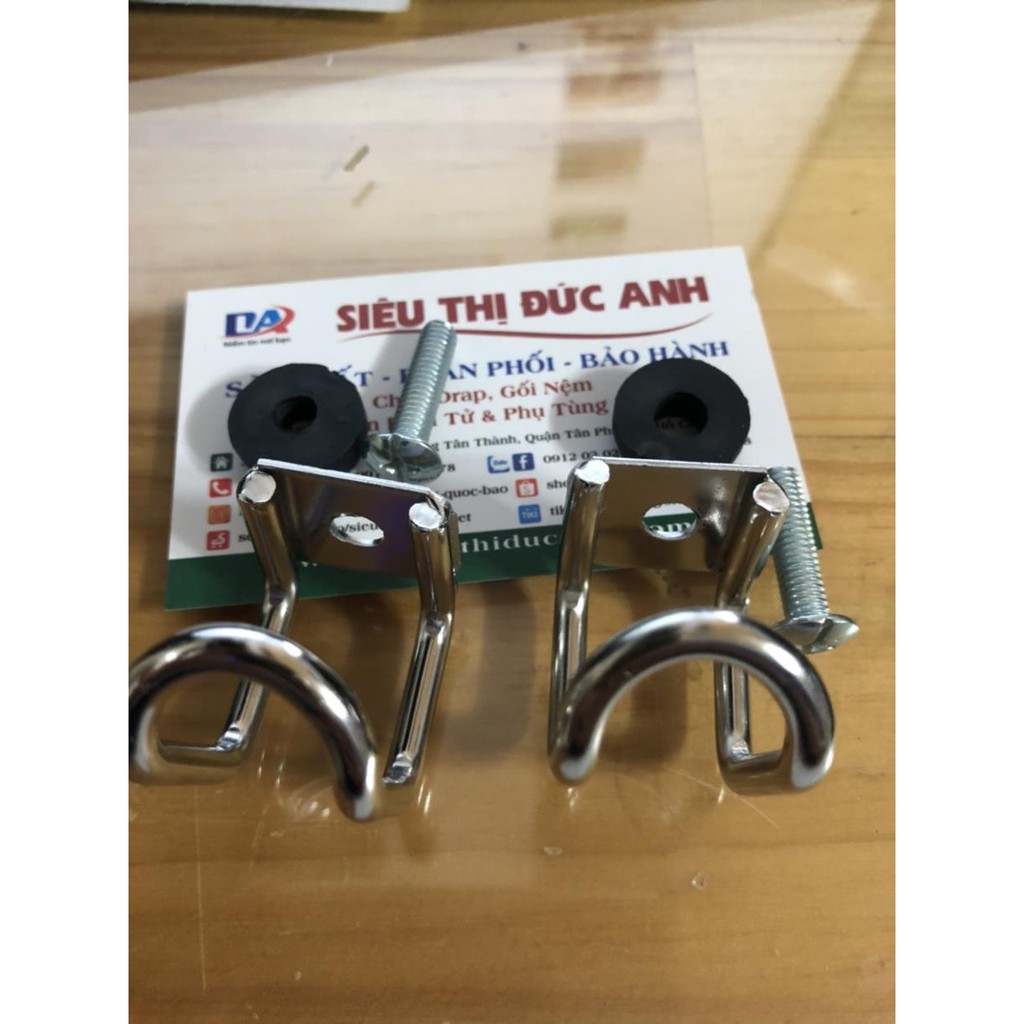 Bộ 2 Móc Treo Đồ Inox  dành cho mọi loại Xe Máy,Moto,xe đạp - STN