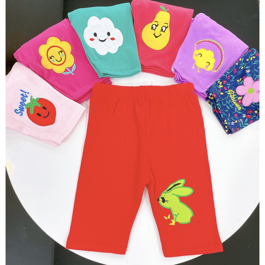 Quần legging cho bé chất bo zip xuất co dãn 4 chiều màu ngẫu nhiên - B1 - BUSKids