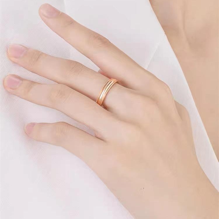 Nhẫn Đôi Mạ Bạc 925 Hình Vương Miện Đính Đá Thời Trang