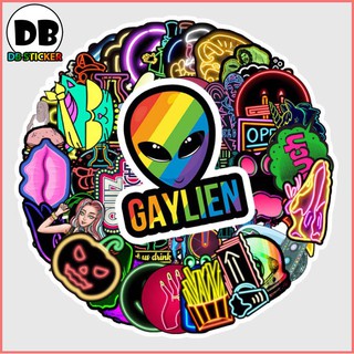 [Set 53 Cái] Sticker cute dán trang trí laptop, mũ bảo hiểm phong cách đường phố - DB.002