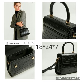 Túi Mango Croc nhiều màu sale off - hxt Nga kèm bill