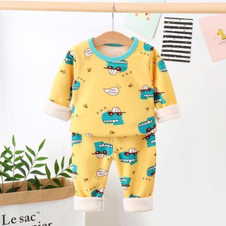 Bộ nỉ bông dài tay cho bé 6-15kg