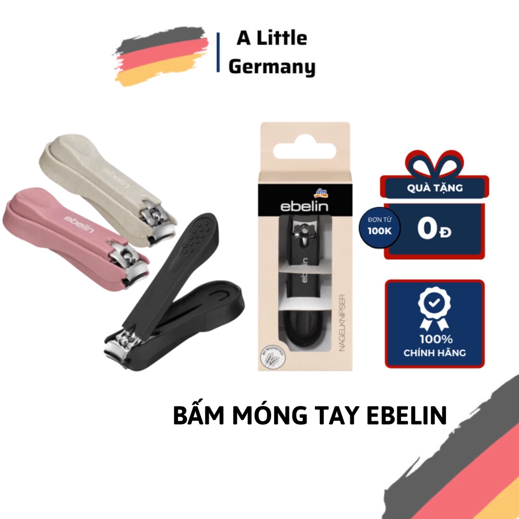 Bấm móng tay Ebelin không gỉ, siêu bền, bấm móng chân nhập khẩu Đức dễ dàng sử dụng