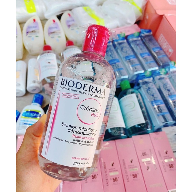 Nước Tẩy Trang BIODERMA Dành Cho Da Nhờn Mụn, Da Nhạy Cảm Hàng Chính Hãng 500ml