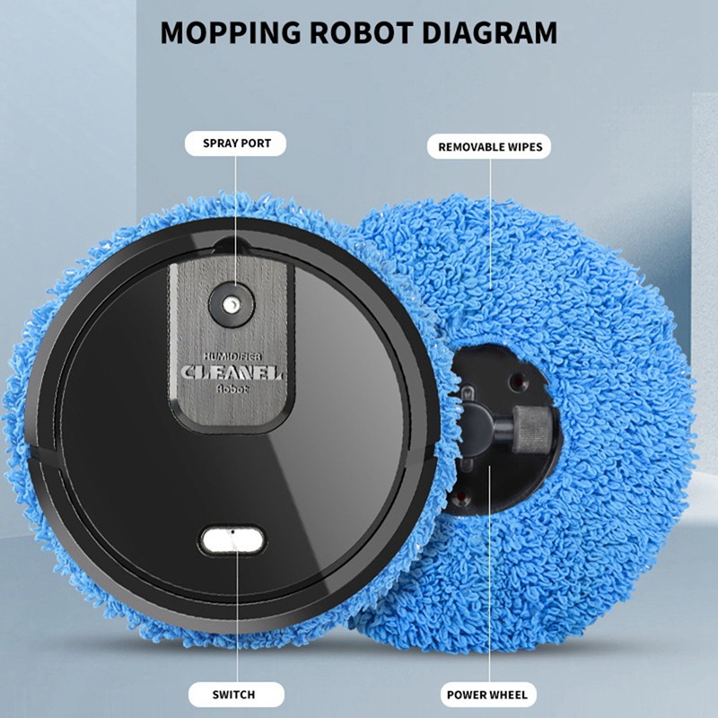 Robot Hút Bụi Thông Minh Hút Ẩm Khô Và Ướt