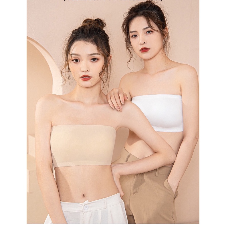 Áo Bra Chất Liệu Đúc Su Trơn Không Dây Móc Cài Sau Hot