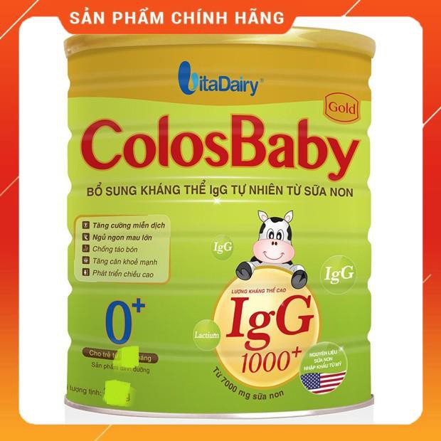 Sữa Non ColosBaBy 0+ 400g  IGG1000 Gold và IQ