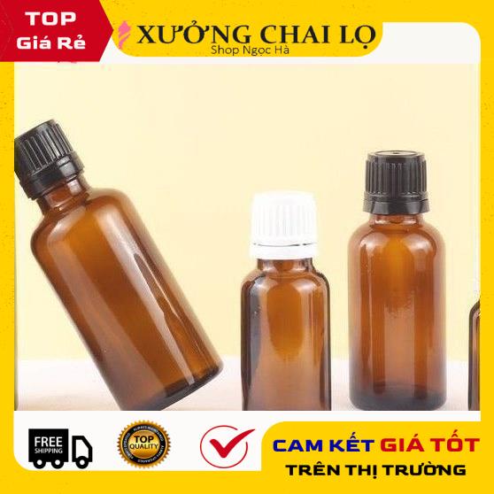 Lọ Chiết Serum ❤ GIÁ RẺ NHẤT ❤ [30ml] Lọ đựng tinh dầu nắp vặn trắng chiết serum , phụ kiện du lịch