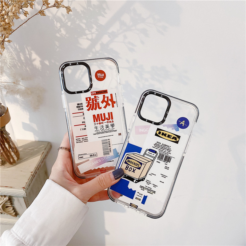 IKEA Ốp Lưng Tpu Mềm Họa Tiết Màu Nước Cho Iphone 12 11 Pro Max 6 6s 7 8 Plus Iphone X Xs Max Xr Se 2020