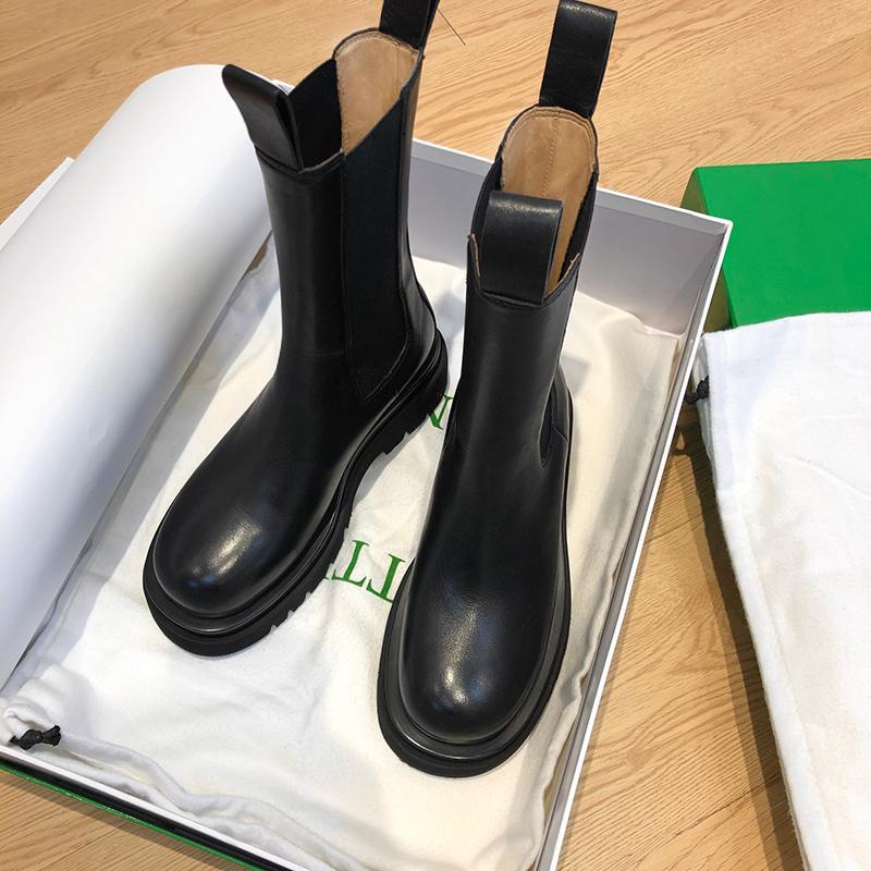 Giày Bốt Martin Cotton Đế Dày Cổ Cao Vừa Thời Trang Thu Đông Phong Cách Anh Quốc