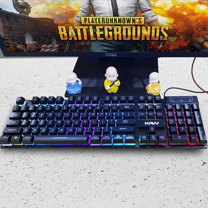 Bàn Phím Led KAW K900 Giả Cơ Bấm Nhạy Nhanh, Màu Siêu Đẹp, Bảo Hành Chính Hãng