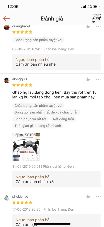 Flycam Drone SG106 Camera kép 4K - Siêu công nghệ, Siêu hạt dẻ