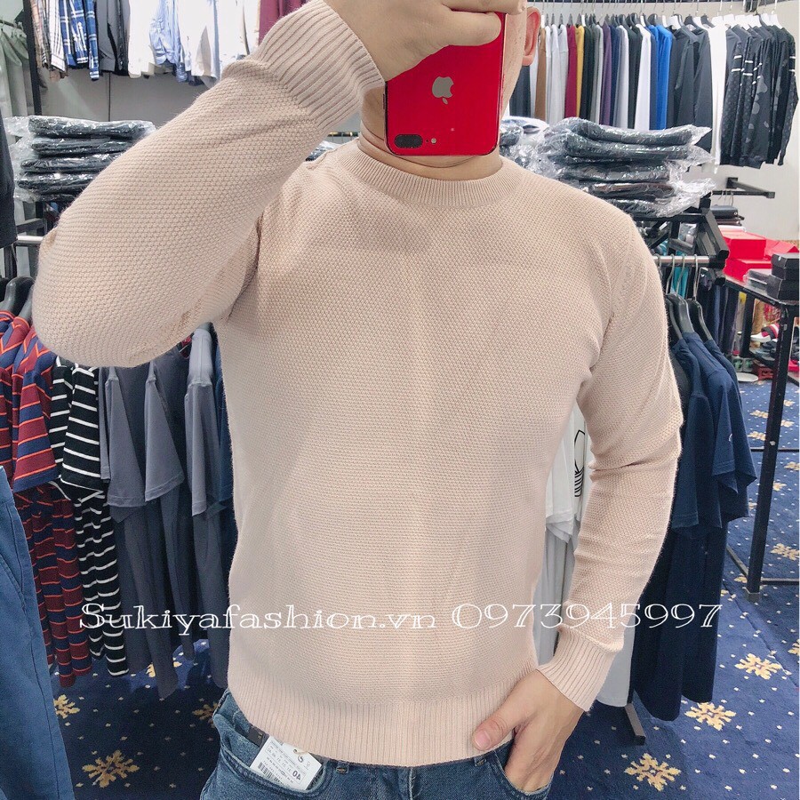 Áo len nam chất lông cừu mềm mại, dày dặn AL06 | BigBuy360 - bigbuy360.vn