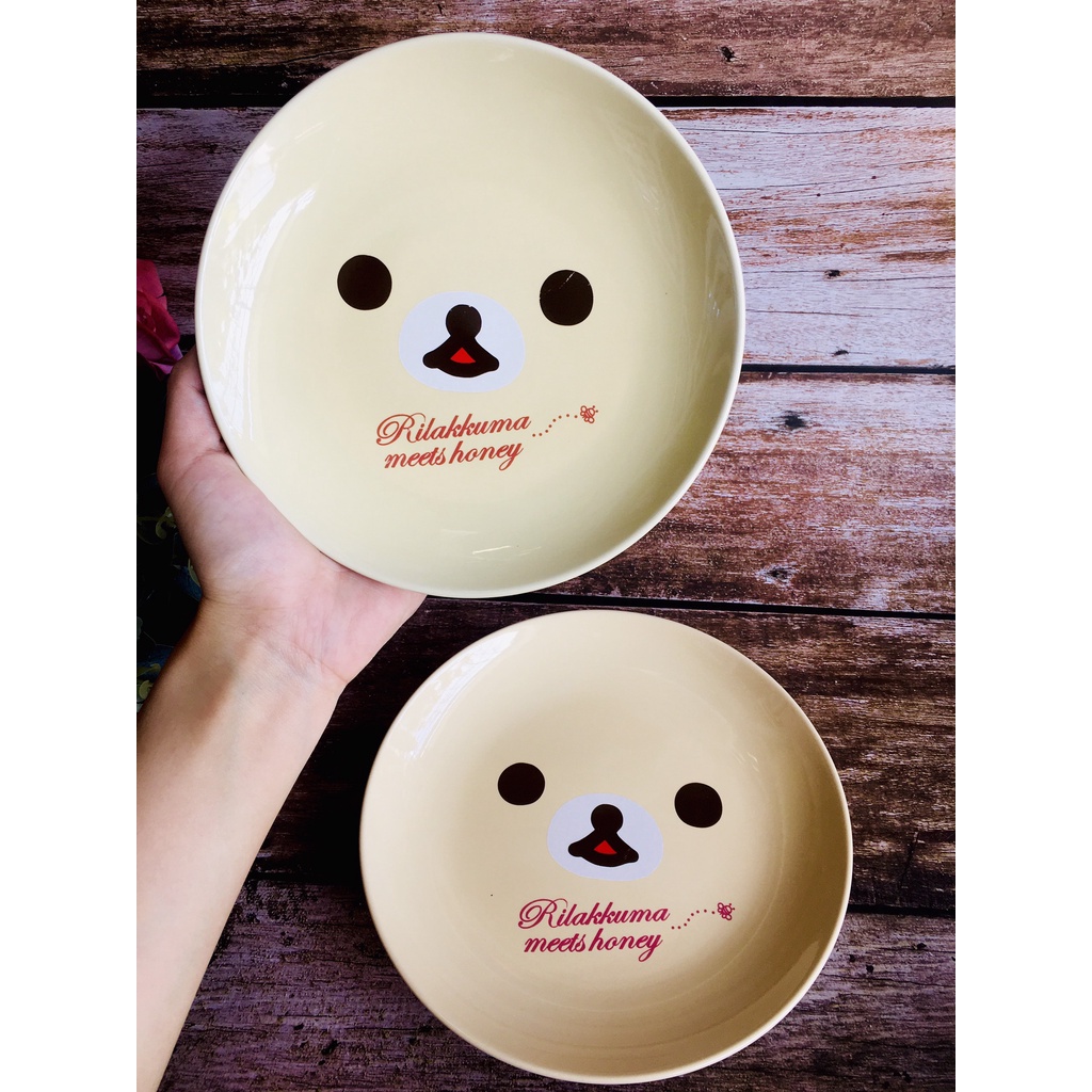 GỐM NHẬT - ĐĨA RILAKKUMA (SALE)