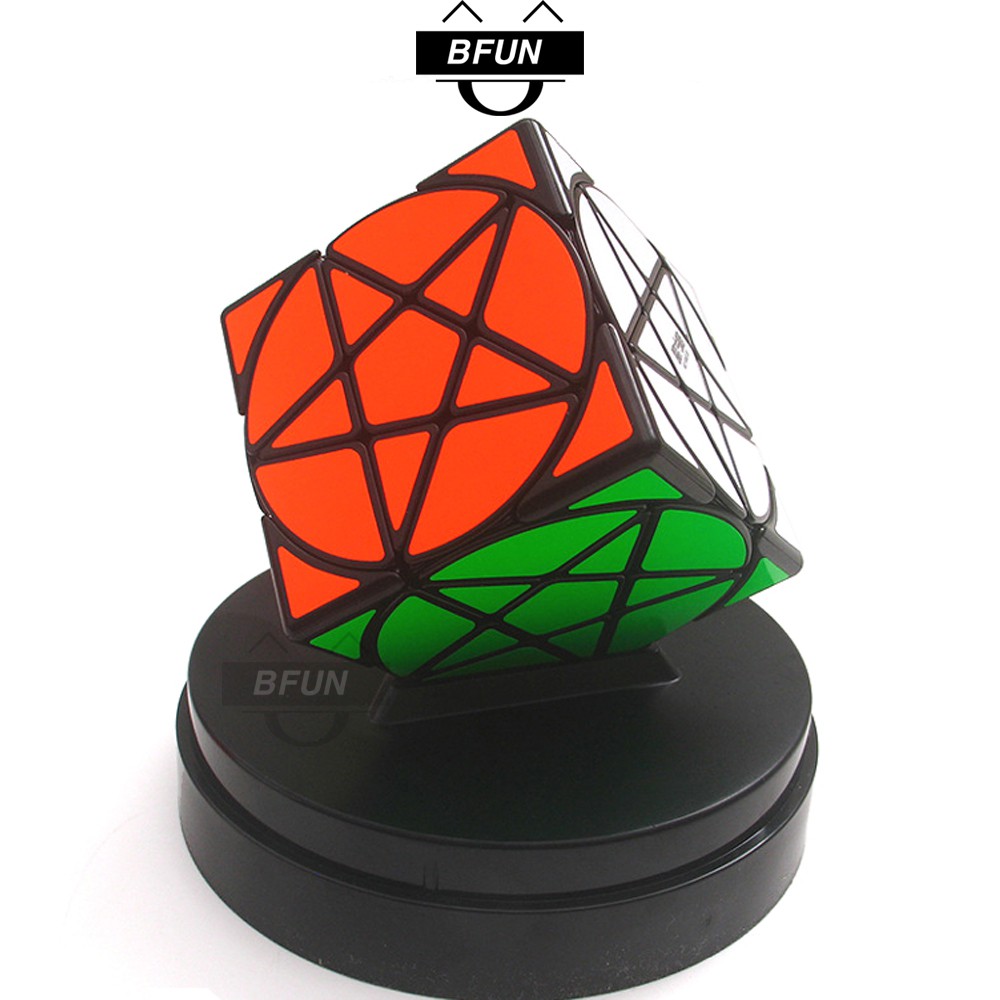 Rubik Biến Thể 6 Mặt Ngôi Sao Năm Cánh VIỀN ĐEN - Khối Rubik Kiểu Dáng Độc Đáo, Xoay Trơn - Đồ Chơi Trẻ Em BFUN