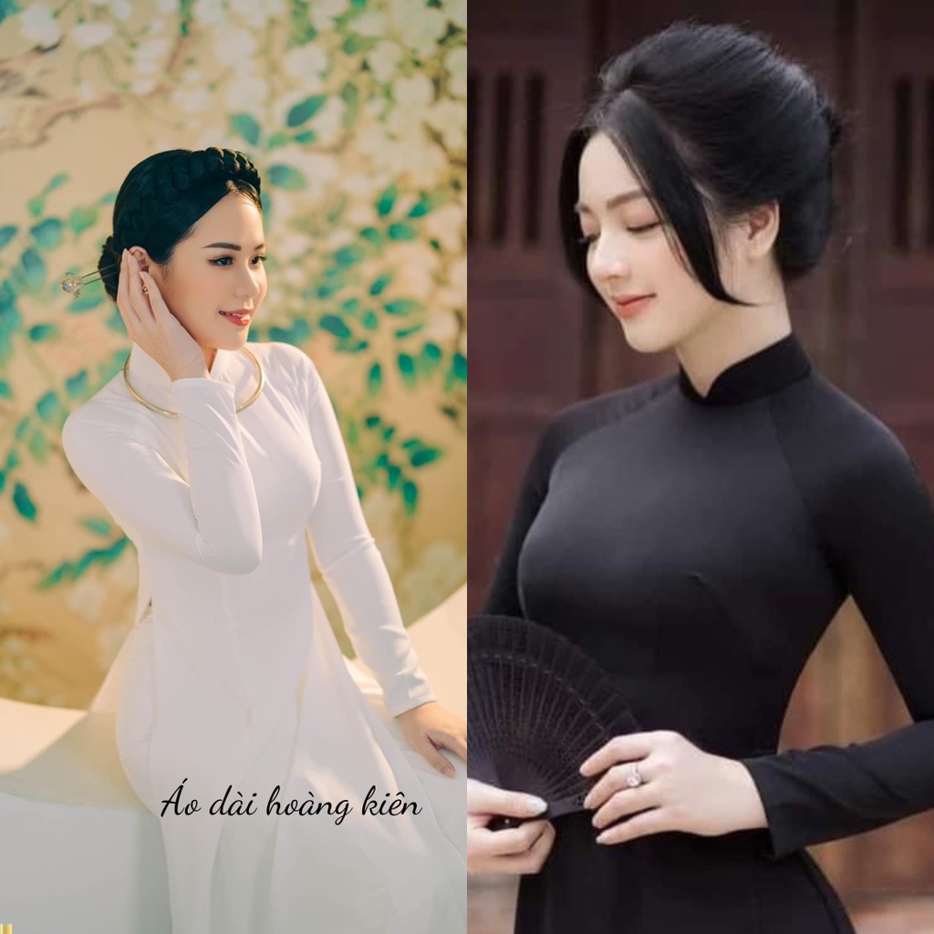 Áo dài truyền thống ( lụa mỹ cao cấp)