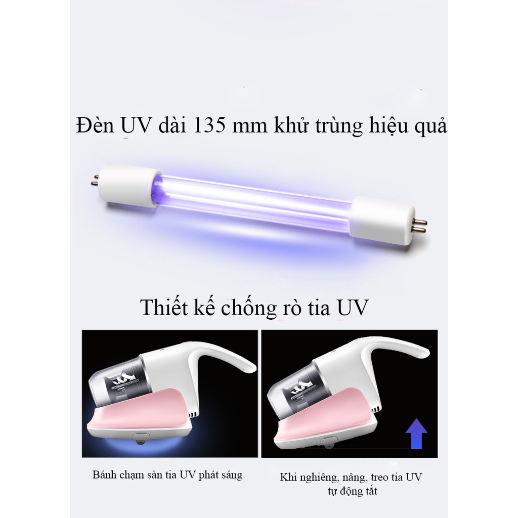Máy hút bụi diệt khuẩn khử trùng bằng tia UV, tia cực tím SUPOR VCS35A-04 (cao cấp)