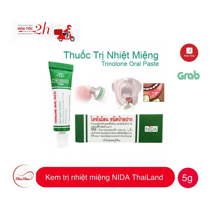 [ HCM SỈ ] Kem nhiệt miệng NIDA ThaiLand chính hãng