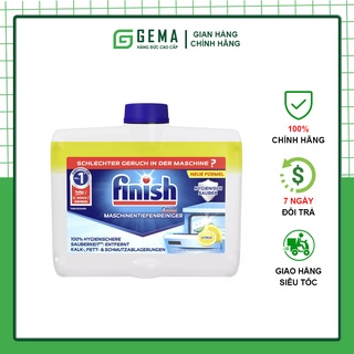 Dung dịch vệ sinh máy rửa bát, máy rửa chén thương hiệu Finish Đức chai 250ml