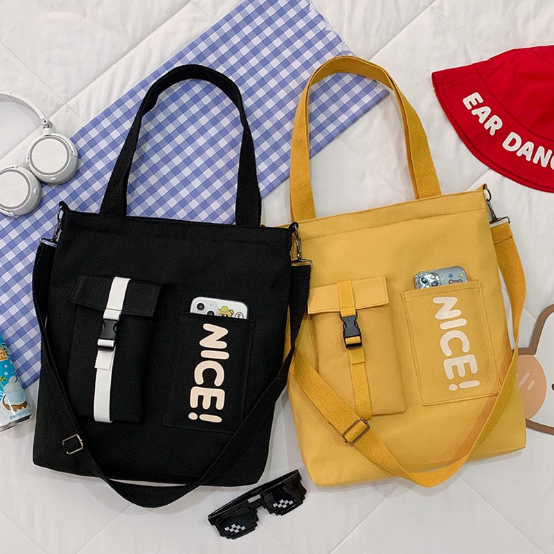 Túi Canvas Thiết Kế Mới Kiểu Dáng Đơn Giản Thời Trang