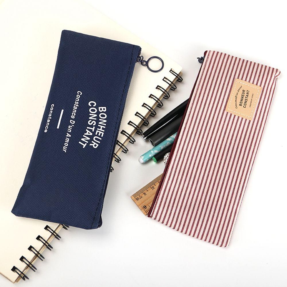 Túi Đựng Bút Bằng Vải Canvas Thiết Kế Dễ Thương Sáng Tạo