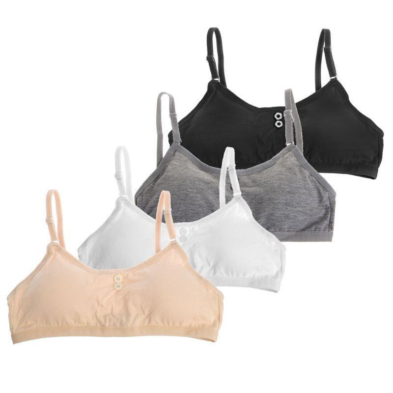 WIT 4pcs/Lot Girls Bras Soft Young Children Bra for Kids Teenagers Wire Free Training Small Vest Teenage Underwear Puberty Clothing Clít Sùction Vī-brátór G Spōt Clít Díldó six Tôys for woman lifelike Díldó Víbrántíng Díldó Thrùstíng Adùlts Tô-ys G Spōt G