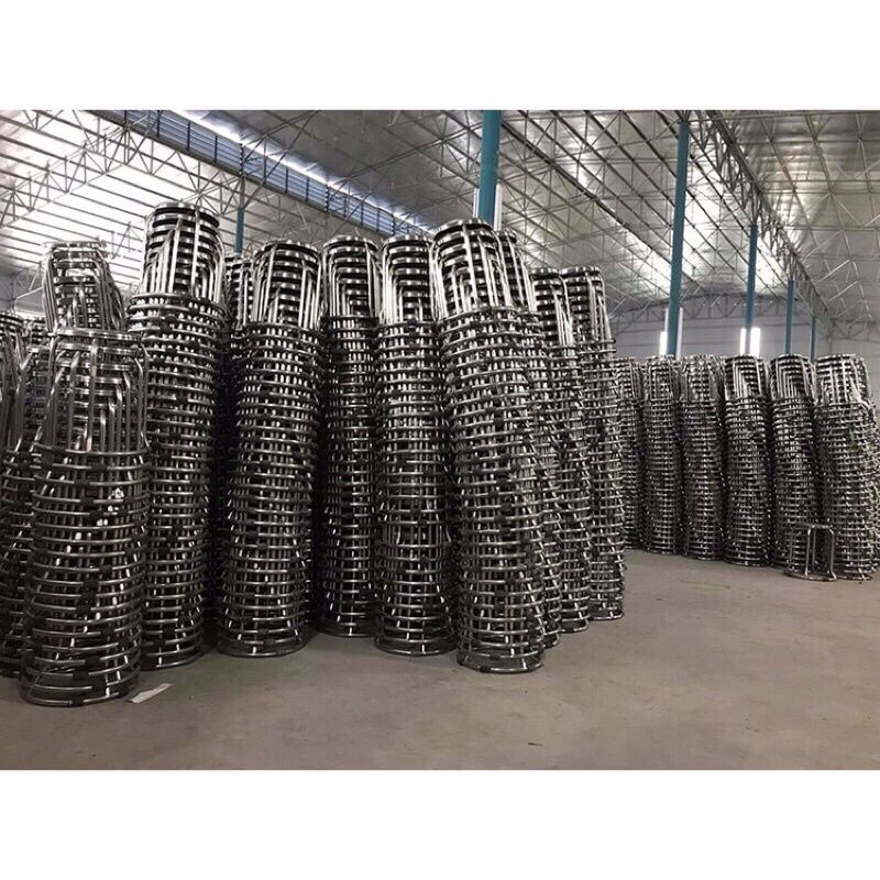 ghế đôn tròn chân ngắn siêu xinh hàng inox