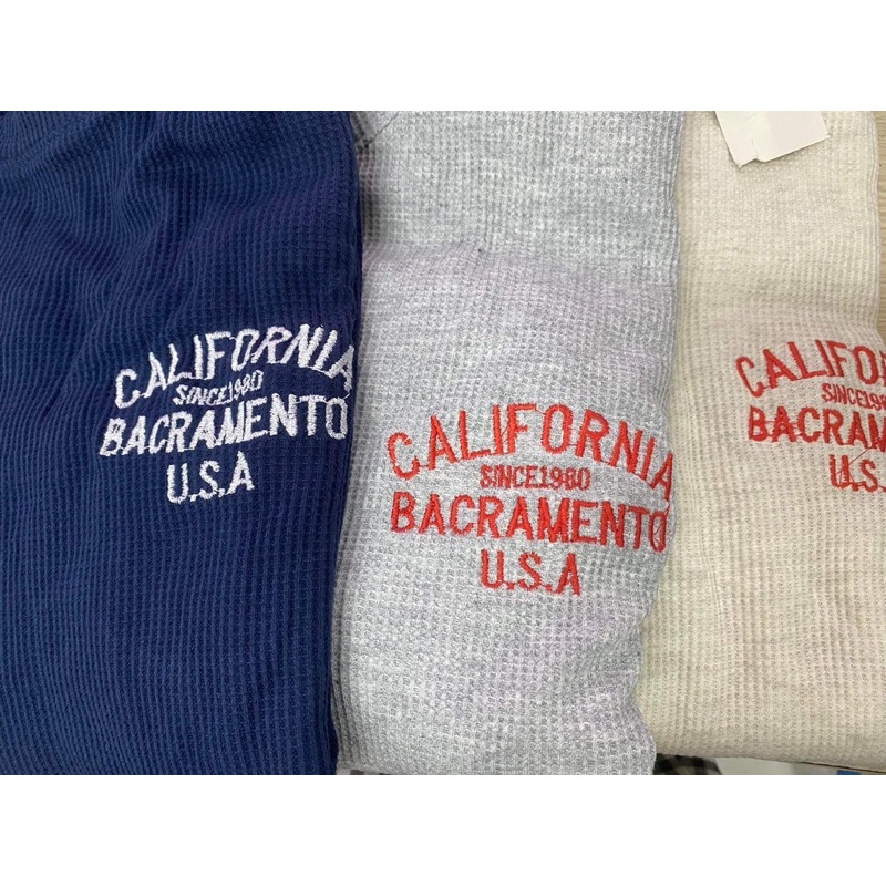 Bộ thun thể thao Cali 3 màu năng động FREESHIP Set đồ mặc nhà đi chơi thêu chữ Ulzzang