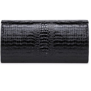Ví nữ cầm tay vân cá sấu V01 (Vàng Nhạt )