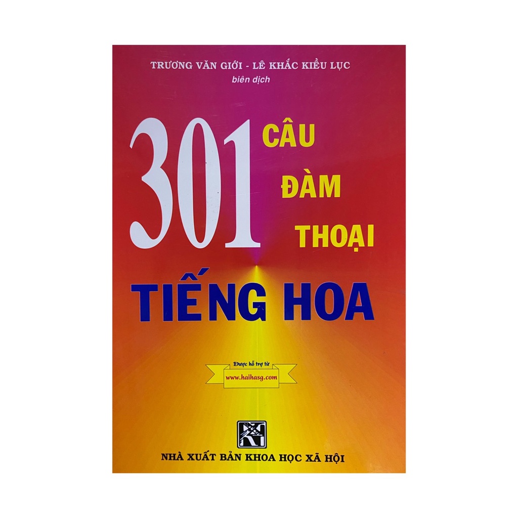 Sách - 301 câu đàm thoại tiếng hoa  - Tặng kèm bookmar
