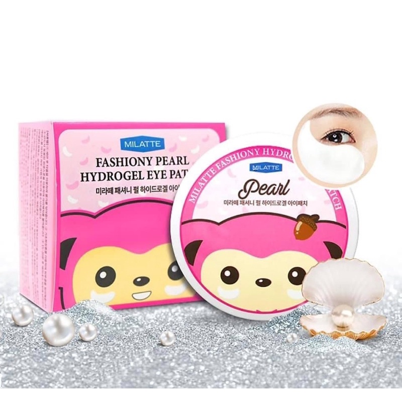 ( Date 06/2023) Mặt nạ xóa mờ nếp nhăn vùng mắt tinh chất vàng/ ngọc trai Gold Hydrogel Eyepatch 30 cặp/90g