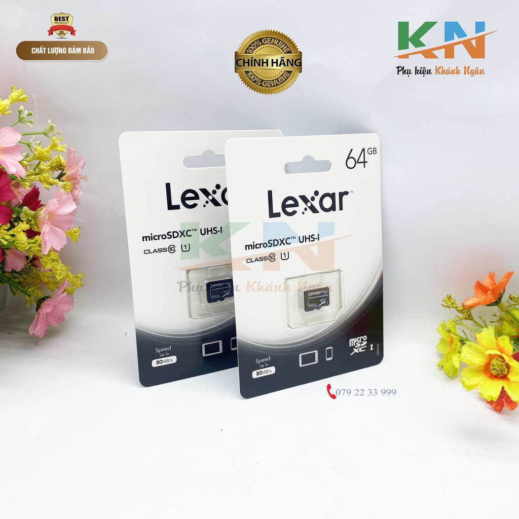 Thẻ nhớ Lexar 64GB hàng chính hãng | BigBuy360 - bigbuy360.vn