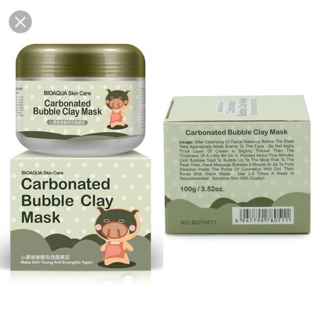 Mặt Nạ Sủi Bọt Thải Độc Bì Heo Carbonated Buble Clay Mask Chứa Collagen Của Bioaqua | BigBuy360 - bigbuy360.vn