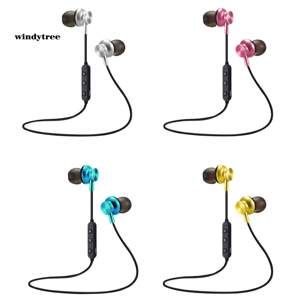 WDTE M6 Sports Neckband In-ear Magnetic Ear Tips Phone Wireless Bluetooth Earphones