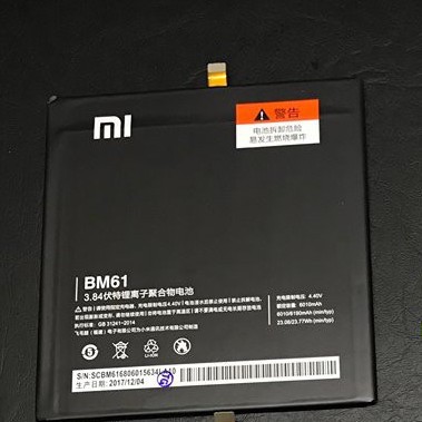 PIN XIAOMI PAD 2 ZIN - BM61 - 6010mAh - BẢO HÀNH 6 THÁNG.