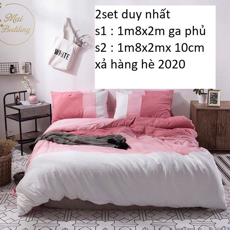 💝Free Ship - Giá sỉ💝 set chăn ga gối MÙA HÈ đũi phối cực rẻ