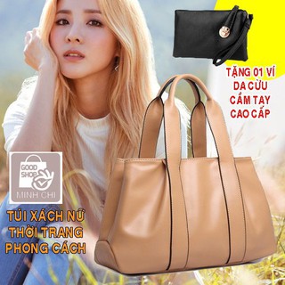 Túi xách nữ thời trang tặng ví nữ cao cấp da cừu