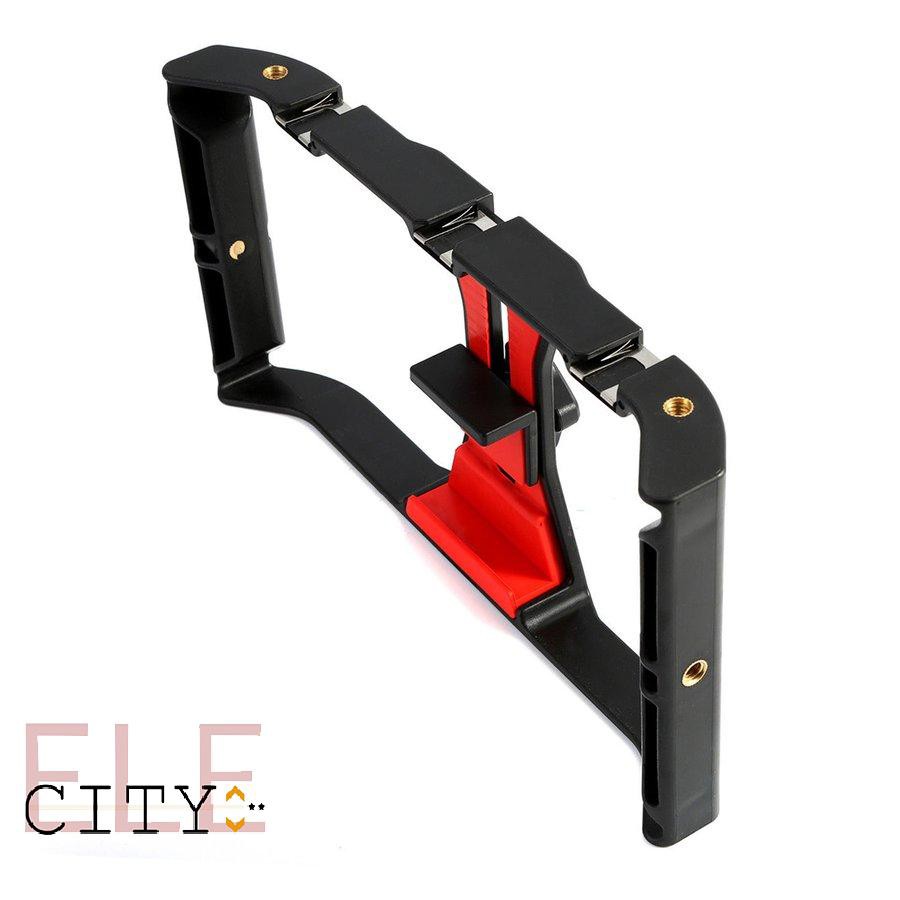 111ele} Video Camera Cage Stabilizer Film Making Rig For Smart Phone Video Rig Bracket | WebRaoVat - webraovat.net.vn