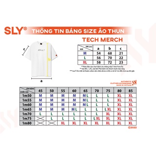 Áo Thun SLY Tech Merch màu trắng