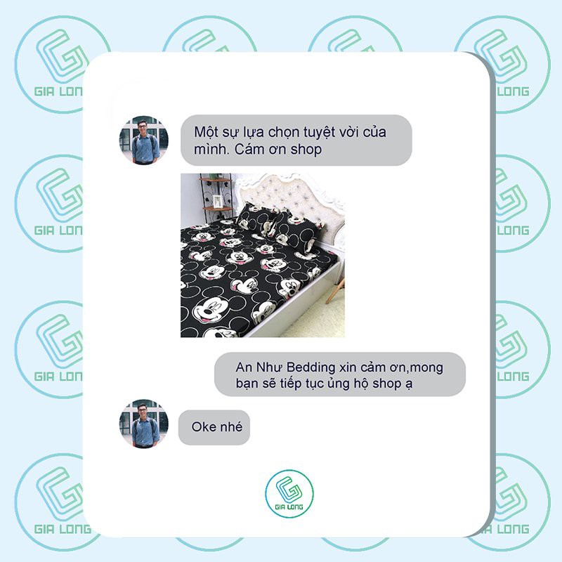 Bộ ga gối 💖m2/m4💖 drap giường poly, ga trải giường + 2 vỏ gối nằm đơn giản Gia Long Home | BigBuy360 - bigbuy360.vn