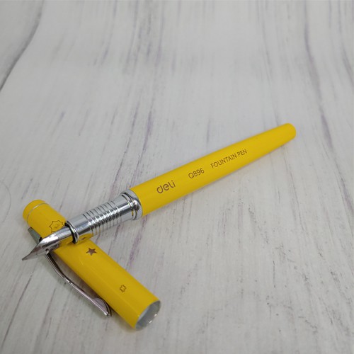 ✔️ Bút Mực Rèn Chữ Đẹp - Deli Q896 - Bút Mực Tập Viết Cho Học Sinh Tiểu Học - Fountain Pen