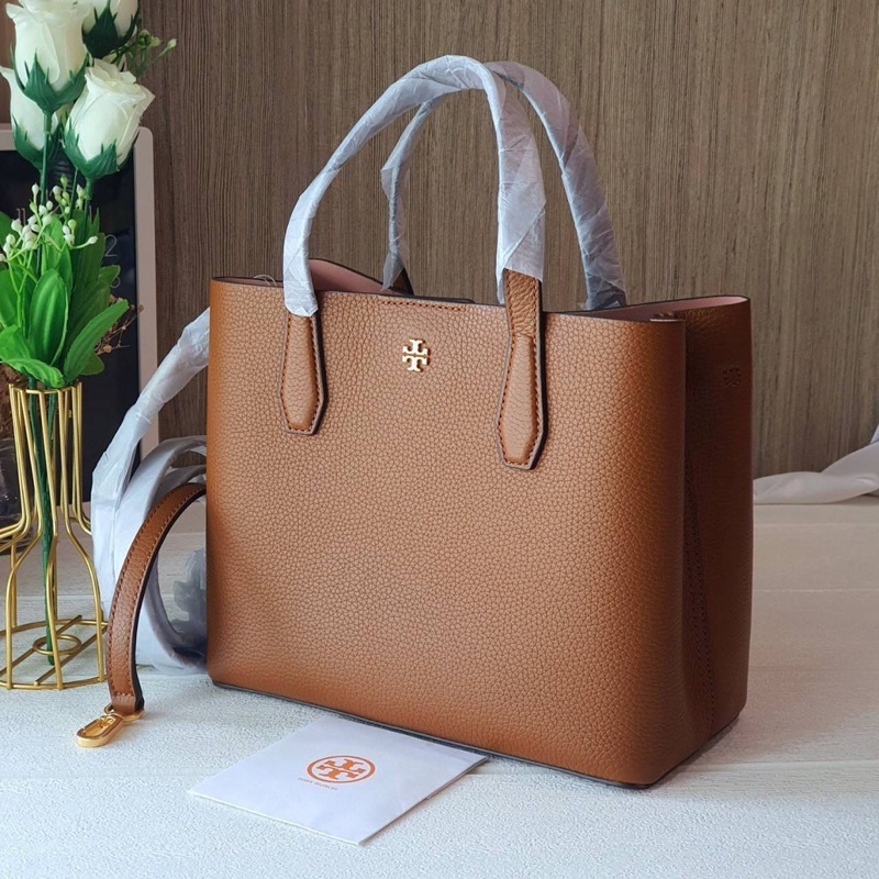 TNS-Túi tote công sở da mềm  Torie Blake tote bag--tone nâu classic sang trọng