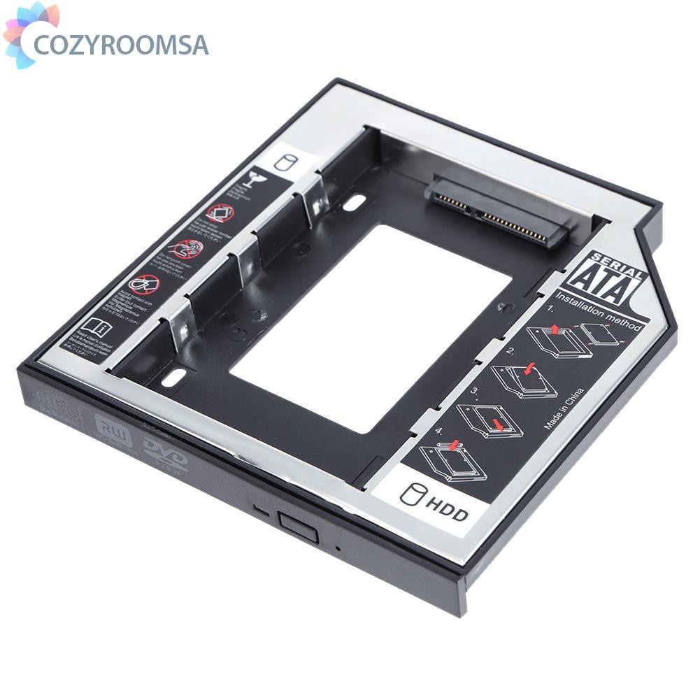 1 Hộp Đựng Ổ Đĩa Cứng Ssd 12.7mm Bằng Nhôm Nhựa