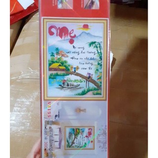 Tranh đá cao cấp ABC ( giá sỉ) Mẹ VS155 ( 70x55cm)