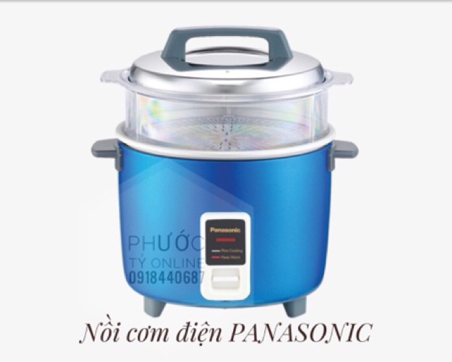 Nồi cơm điện nắp rời Panasonic 1.8 lít PANC-SR-W18GSARA:xanh/RRA:đỏ.