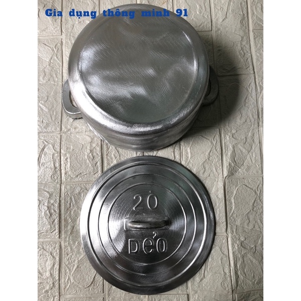 NỒI GANG ĐÚC SIÊU DÀY 25cm - HÀNG CHUẨN CHẤT LƯỢNG
