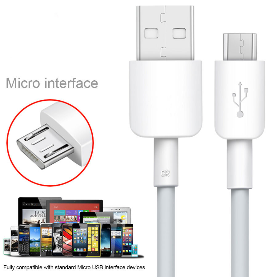 Dây Cáp Sạc Dữ Liệu Micro Usb Nhanh 1m Cho Huawei Y7P Y6P Y5P Y6 Y7 Pro Y9 2019 Nova 2i 3i