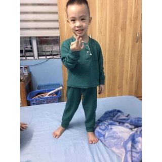 Bộ len cotton len tăm 3 phân