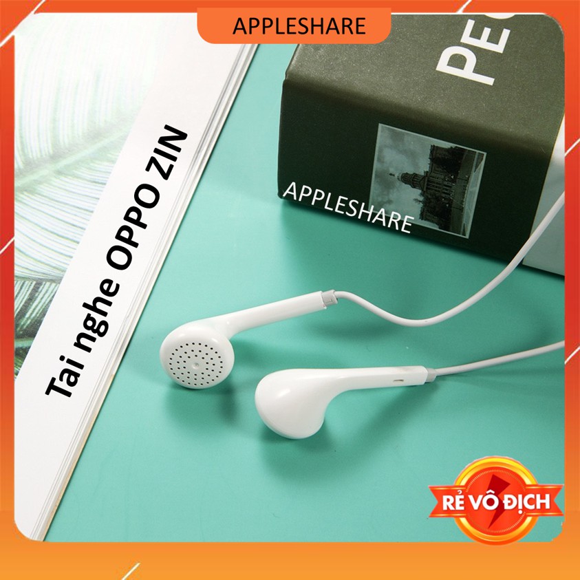Tai nghe Oppo Zin bóc máy chính hãng màu trắng Bass treble cực ấm, có míc đàm thoại cao cấp [R9]
