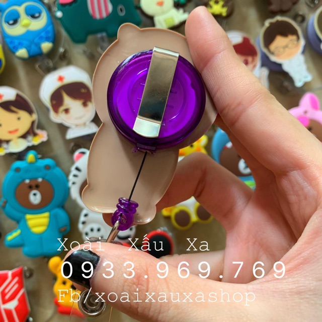 ĐỒ KẸP THẺ KÉO YOYO HOẠT HÌNH